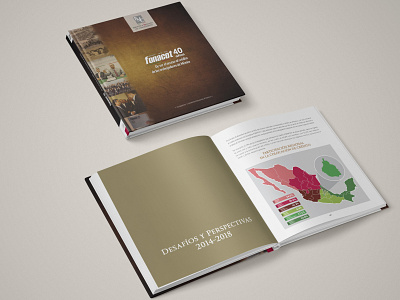 Book design for Fonacot 40th Anniversary book bookdesign design editorialdesign fonacot ogstudio