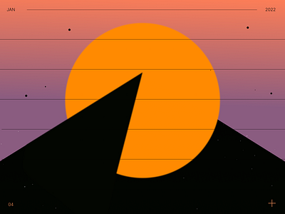 Sunset design graphic design illustration made in figma vector