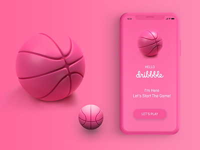 Dribbble First Shot app design graphic design icon typography ui ux