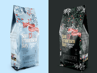 Winter packaging for coffee bag brand branding coffee coffee packaging graphic design inspiration package design packaging winter