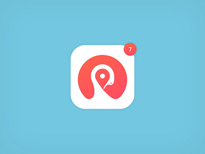 Beauty industry - App icon swan，lbs，icon，ui，logo，design