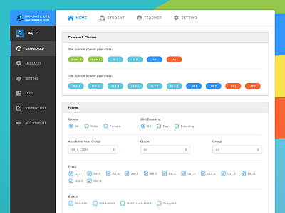 School Management Systems education，ui，web，school