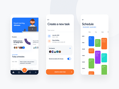 To do app admin concept create creative dailyui dashboad layout minimal mobile app planning process schedule showcase time management timeline to do app to do list typography user interface