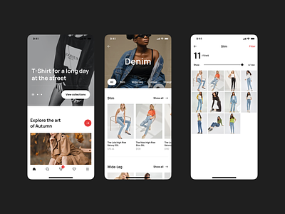 Ecommerce - Concept cart concept creative dailyui design inspiration ecommerce editortial layout minimal minimalist mobile mobile app product shopping store typo typography ui uiux user interface
