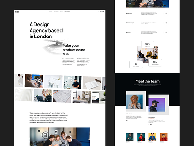 About us - Another concept about about us concept creative design editorial grid landing page layout minimal minimalism minimalist typo typography ui web design