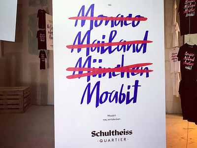 OoH campaign for a shopping mall advertising berlin branding design german identity moabit ooh shopping mall