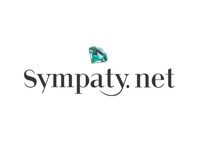 Sympaty diamond logo logotype name typeface typography