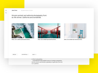 WP Gutenberg theme in the making adobe xd blog clean concept content contrast development homepage images minimal personal site theme typography ui ux white wordpress wordpress theme
