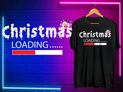 Christmas T-shirt Design illustrator