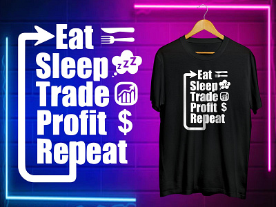 Repeat T-shirt Design illustrator