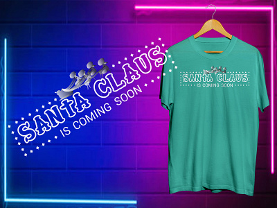 Santa Claus T shirt Design branding illustrator