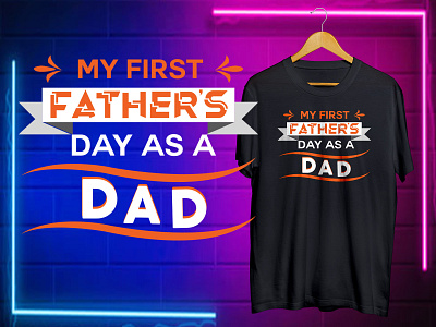 Father's Day T shirt Design branding illustrator