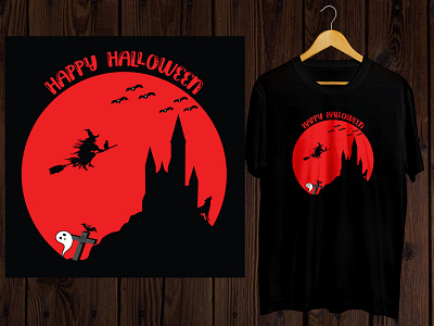 Halloween T shirt Design animation branding illustrator motion graphics ui