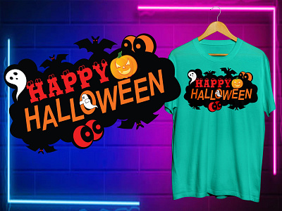 Halloween Graphic T shirt Design