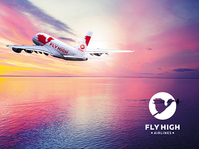 Fly High Airlines brand identity