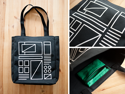 Wireframe Tote bag made in usa tote ugmonk wireframe