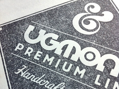 Ink brand crest ink premium stamp texture ugmonk