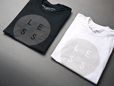 Less, but better apparel clothing less minimal tee tshirt typography ugmonk