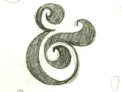 Ampersand Time-lapse ampersand animation gif process sketch time lapse timelapse typography ugmonk