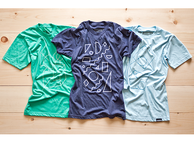 Shape Series apparel product photography shapes tshirt ugmonk