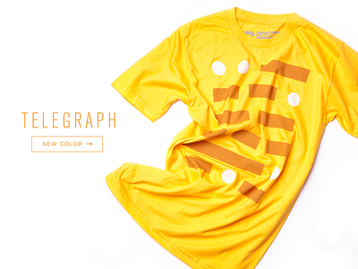 Telegraph apparel product photography tshirt ugmonk