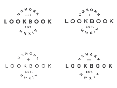 Lookbook Type Lockups lockup minimal type typography ugmonk