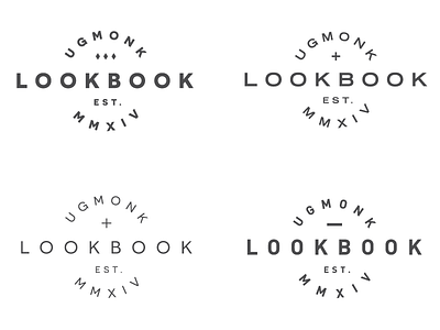 Lookbook Type Lockups