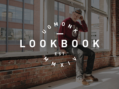 Ugmonk Lookbook branding lockup lookbook photography typography ugmonk