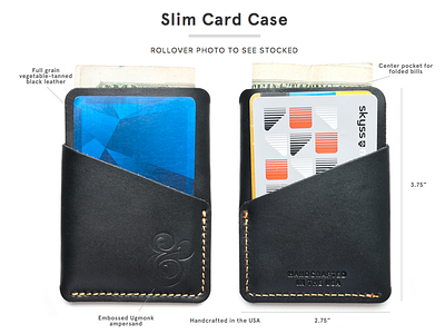 Black Card Case