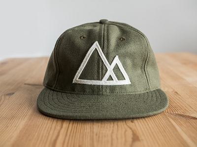 Mountains Cap hat minimal mountains product photography ugmonk