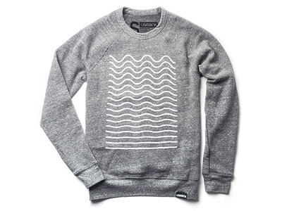 Ripple Effect - Crewneck apparel clothing crewneck lines minimal ripple ugmonk waves