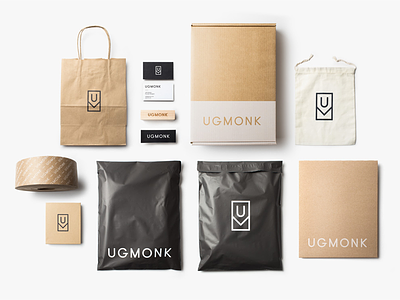 Ugmonk Custom Packaging boxes branding logo mailers minimal packaging typography ugmonk