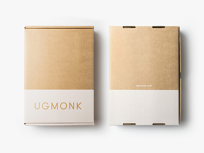 New custom boxes box cardboard kraft minimal packaging ugmonk