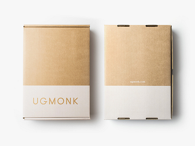 New custom boxes box cardboard kraft minimal packaging ugmonk