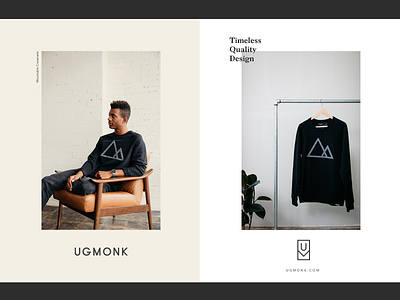 Editorial Experiment layout minimal photo spread type ugmonk