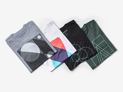 Positive Concepts apparel clothing concepts geometric minimal positive tees ugmonk