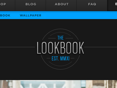New Lookbook lookbook typography ugmonk