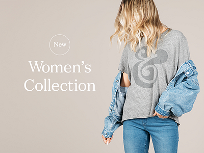 New Ugmonk Women's Line ampersand apparel clothing tees ugmonk