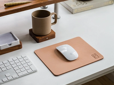 Ugmonk Leather Mousepad desk keyboard mouse mousepad office tools organization product design ugmonk workspace