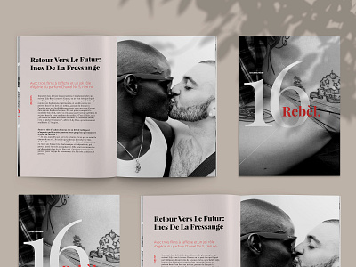 Rèbel comp graphic design layout magazine