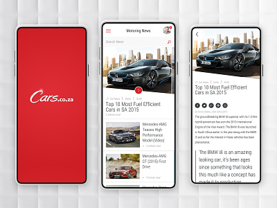 Cars mobile app