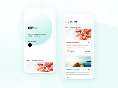 Journey app ui