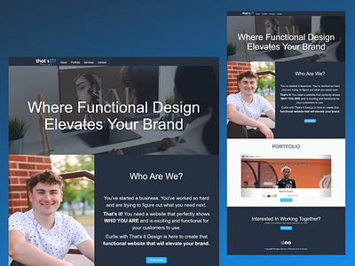 That's It Design Homepage