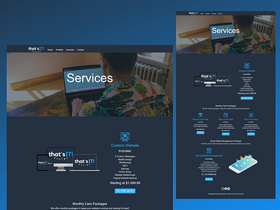 That's It Design Services Page