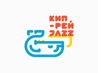 Kiprey Jazz bold event jazz kiprey logo logotype music siberia vector whale