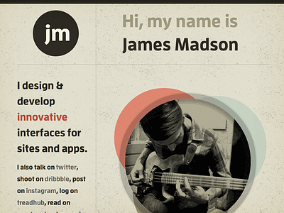 jamesmadson.me Refresh