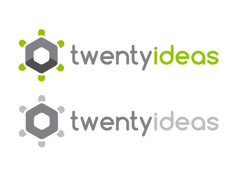 Twentyideas Logo Style Guide branding cube design illustrator logo startup styleguide