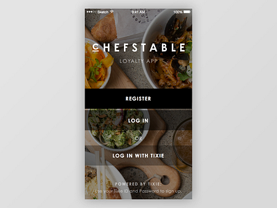 Chefstable app food ios iphone minimal native restaurants ui