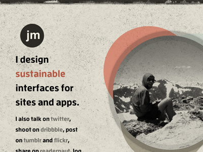 jamesmadson.me redesign css3 design jamesmadson typekit web