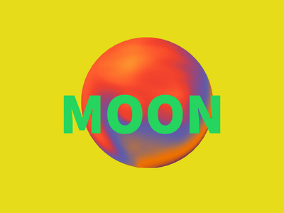 MOON branding design flyer illustration logo ui ux